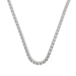Collar de 42cm acabado en rodio - Zugiro