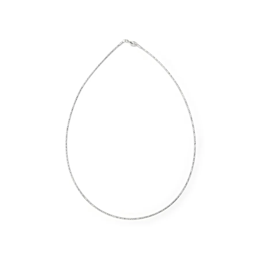Collar de 45cm acabado en rodio - Nui