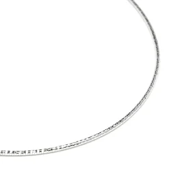 Collar de 45cm acabado en rodio - Nui