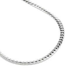 Collar de 45cm acabado en rodio - Nanja