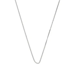 Collar de 45cm acabado en rodio - Sayas