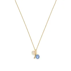 Collar de Ojo de Gato acabado en oro amarillo 18k - Hared