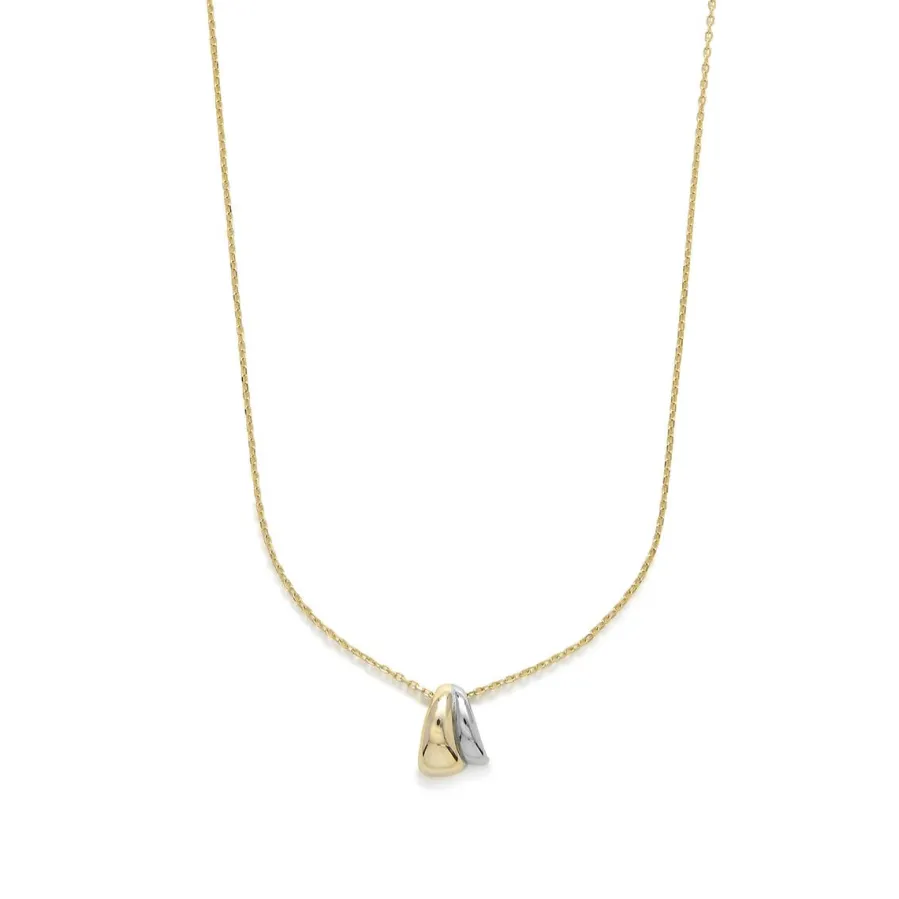 Collar de Plata de Ley 925 acabado oro amarillo 18k - Gayma
