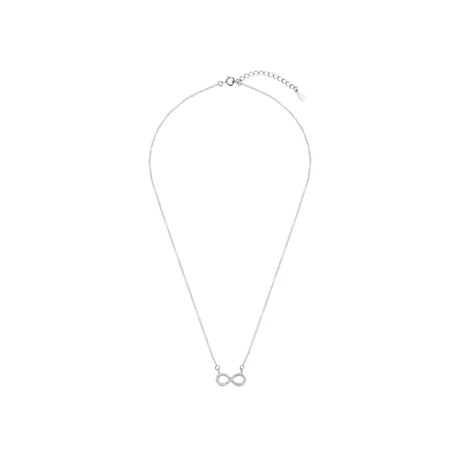 Collar de Plata de Ley 925 con Circonita Brillante acabado en rodio - Munthir