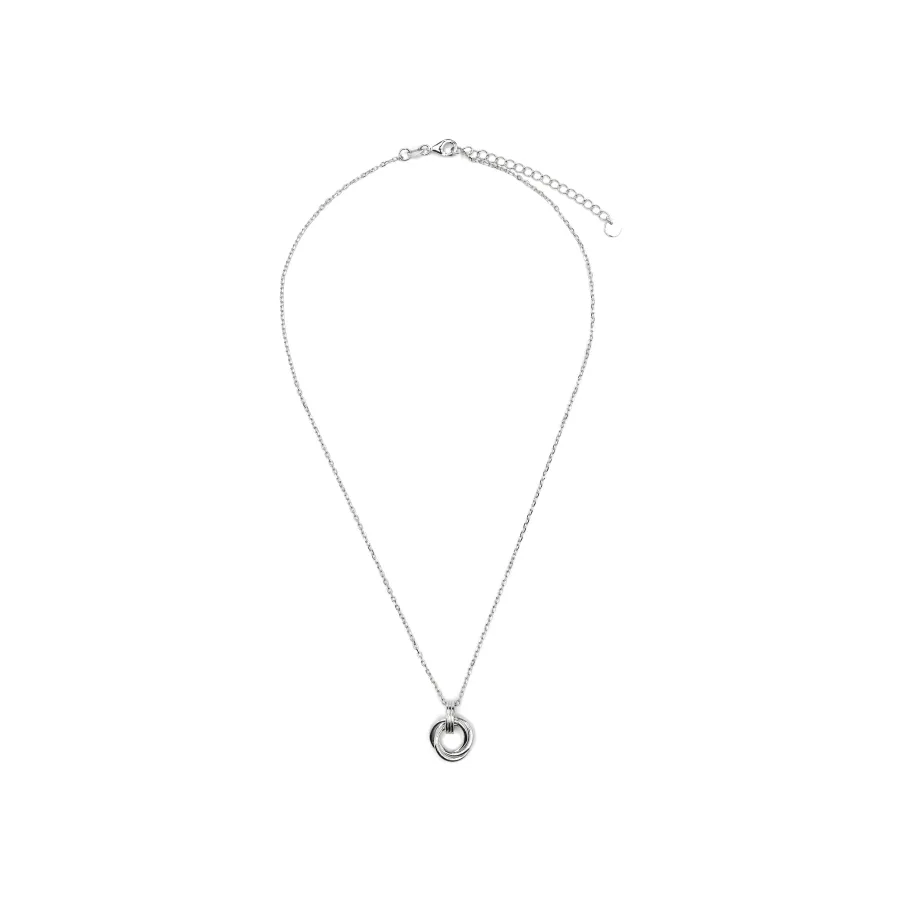 Collar de Plata de Ley 925 y Circonita Brillante acabado rodio - Imad