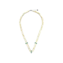Collar de Plata de Ley 925 y Madreperla Blanca acabado rodio - Fyro