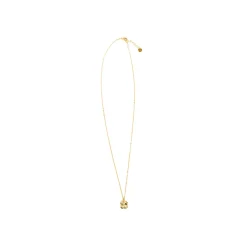 Collar de Plata de Ley 925 y Circonita Brillante acabado en oro amarillo 18K - Lumah