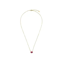 Collar de Plata de Ley 925 y Circonita Aguamarina acabado rodio - Unxo