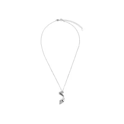 Collar de Plata de Ley 925 y Circonita Brillante acabado rodio - Orba