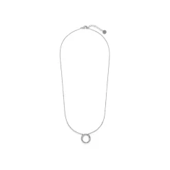 Collar de Plata de Ley 925 y Circonita Brillante acabado en rodio - Ilwe