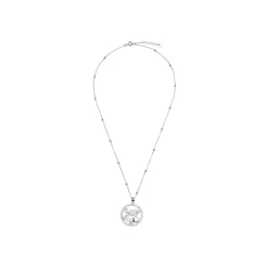 Collar de Plata de Ley 925 y Circonita Brillante acabado rodio - Mama