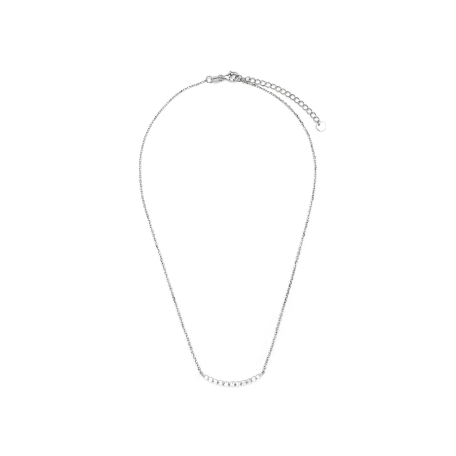 Collar de Plata de Ley 925 y Circonita Brillante acabado rodio - Copim
