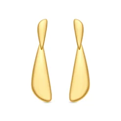 Pendientes acabado en oro amarillo de 18k - Dehi