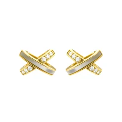 Pendientes acabado en oro amarillo 18k - Fimi