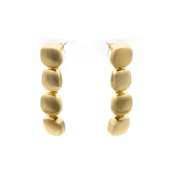 Pendientes acabado en oro amarillo de 18k - Edma