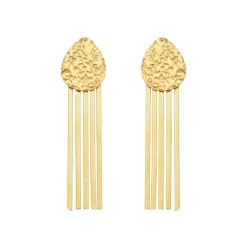 Pendientes acabado en oro amarillo 18k - Belol