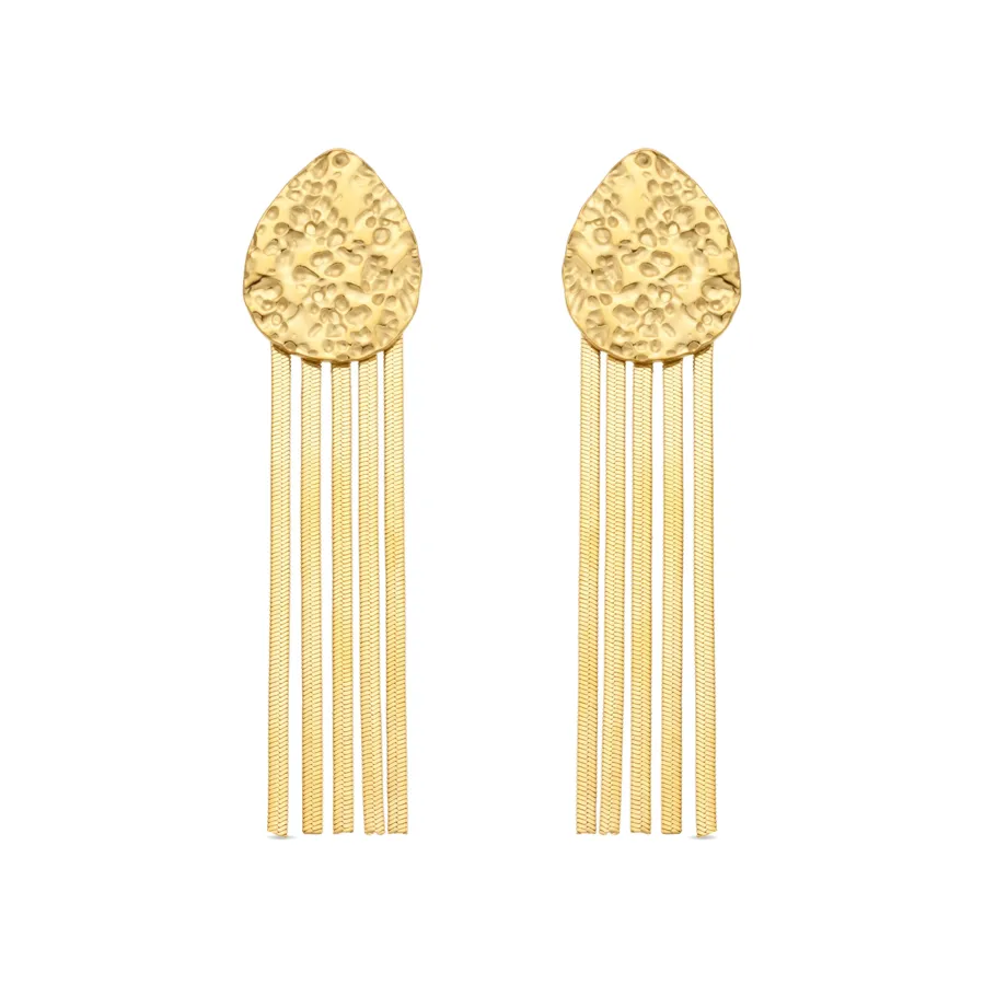 Pendientes acabado en oro amarillo 18k - Belol