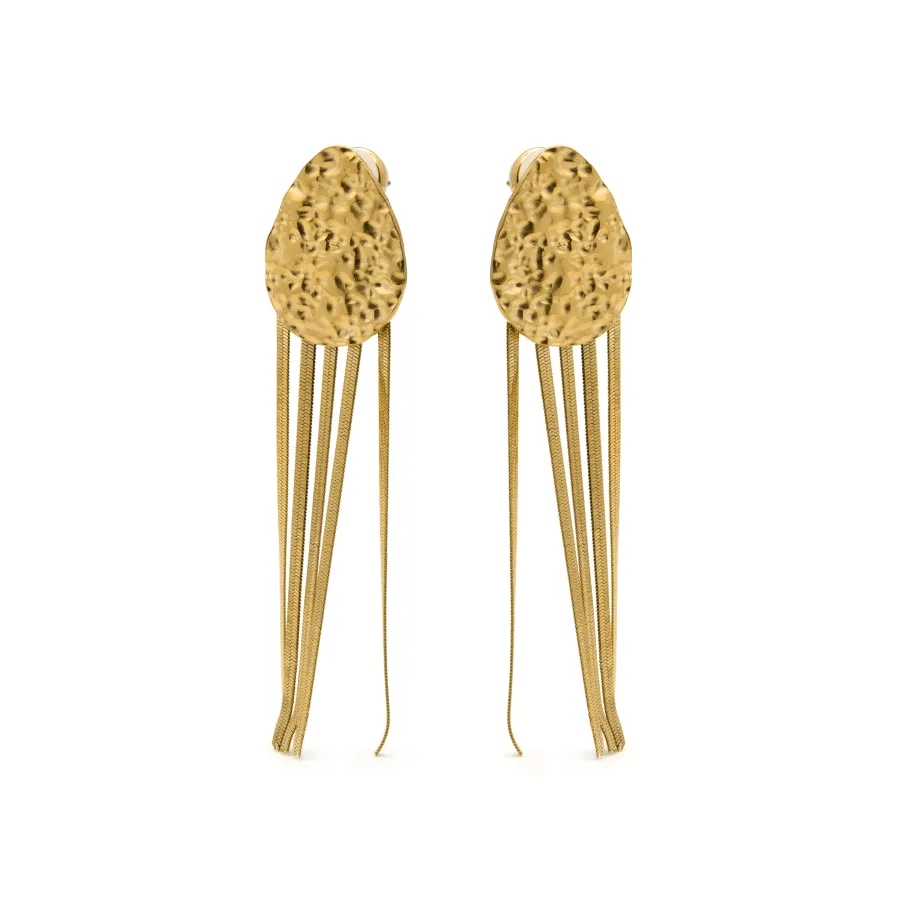 Pendientes acabado en oro amarillo 18k - Belol