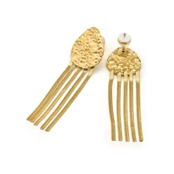 Pendientes acabado en oro amarillo 18k - Belol