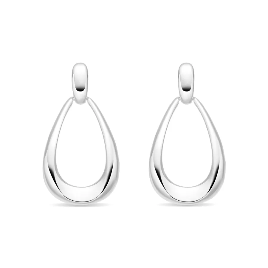 Pendientes Acabado En Plata - Asreh