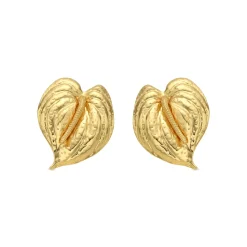 Pendientes acabado oro amarillo de 18k - Huato