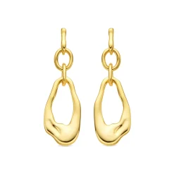 Pendientes acabado oro amarillo de 18k - Othoai