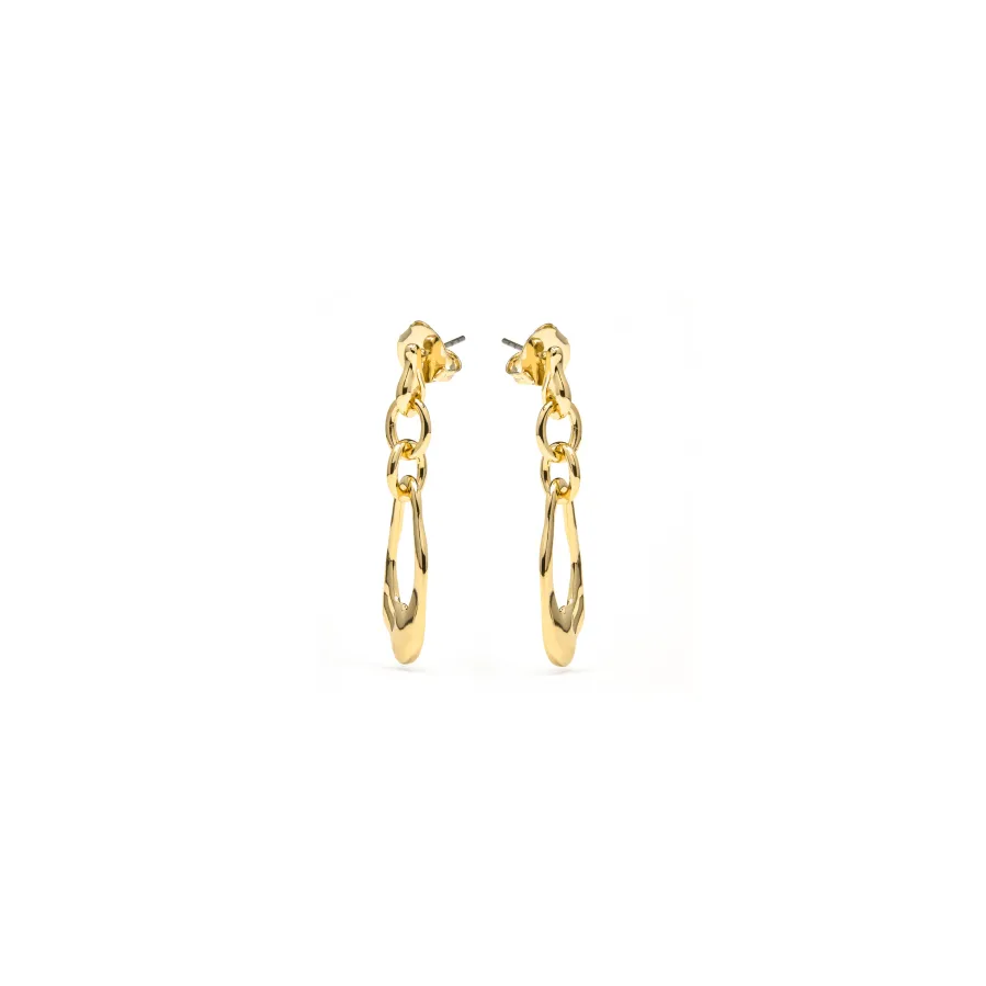 Pendientes acabado oro amarillo de 18k - Othoai