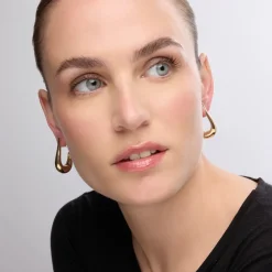 Pendientes acabado oro amarillo de 18k - Banni