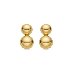 Pendientes acabado oro 18k - Ryro