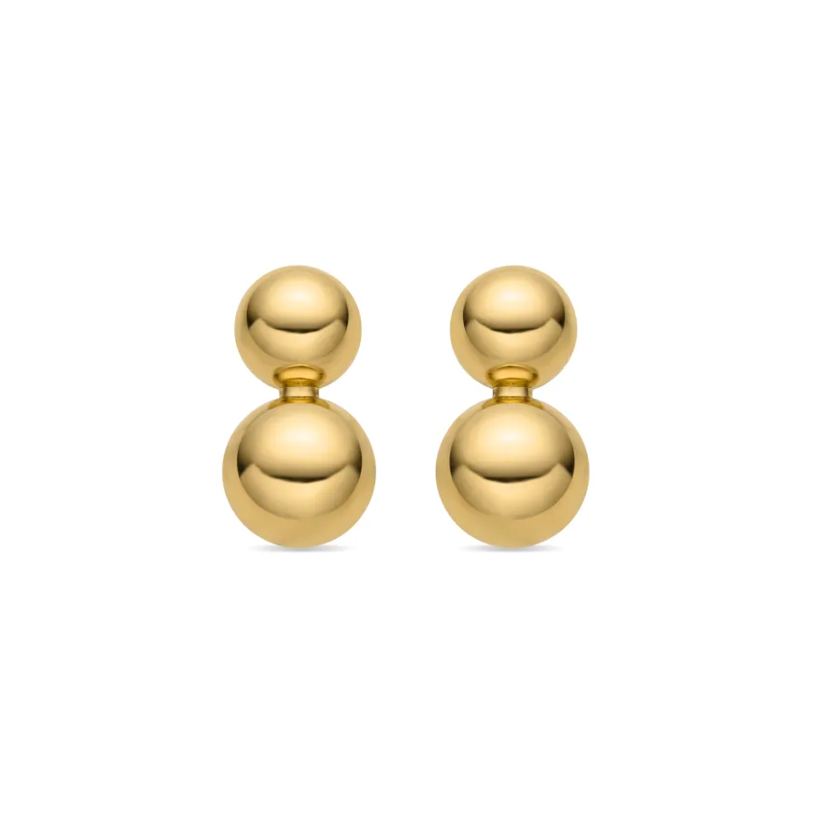 Pendientes acabado oro 18k - Ryro