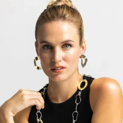 Pendientes acabado oro 18k - Shumi