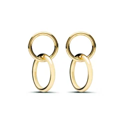 Pendientes acabados en oro amarillo 18K - Rada