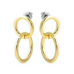 Pendientes acabados en oro amarillo 18K - Rada