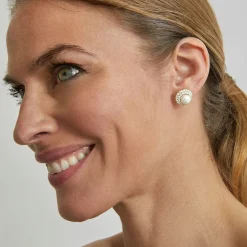 Pendientes acabados en oro amarillo 18K - Kiver