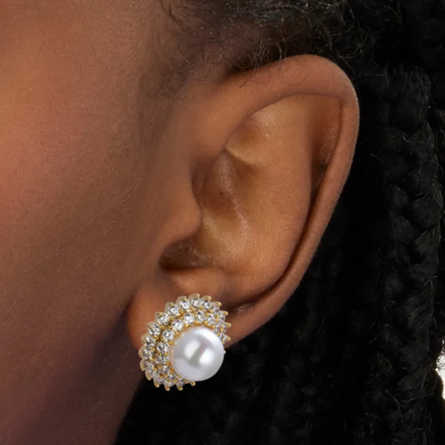 Pendientes acabados en oro amarillo 18K - Kiver