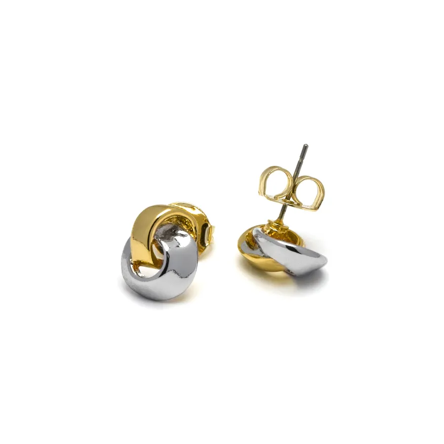 Pendientes acabados en oro amarillo 18K - Bocar