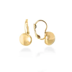 Pendientes acabados en oro amarillo 18K - Nenje