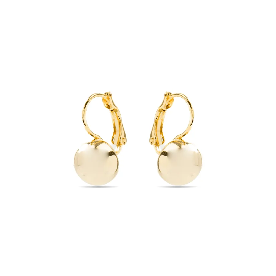 Pendientes acabados en oro amarillo 18K - Nenje