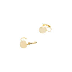 Pendientes acabados en oro amarillo 18K - Nenje