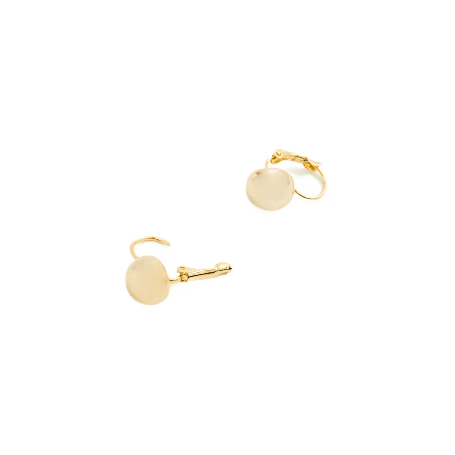 Pendientes acabados en oro amarillo 18K - Nenje
