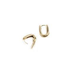 Pendientes acabados en oro amarillo 18K - Tankon