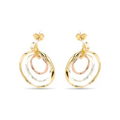 Pendientes acabados en oro amarillo 18K - Ushdao