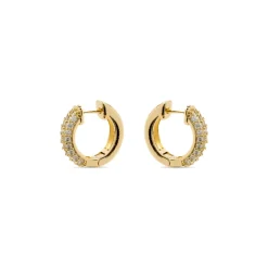 Pendientes de Circonita Brillante acabados en oro amarillo 18K - Rieli