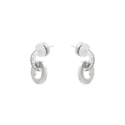 Pendientes de Circonita Brillante Acabado En Plata - Phasvi