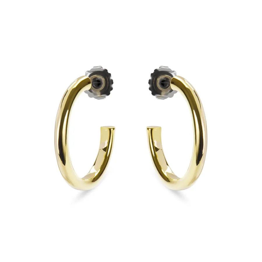 Pendientes de 29mm de diámetro acabado Oro Amarillo de 18K - Dancir