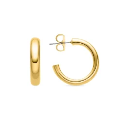 Pendientes de 25mm de diámetro acabado Oro Amarillo de 18k - Difie