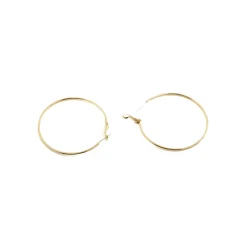 Pendientes de 50mm de diámetro acabado Oro Amarillo de 18k - Kelxo