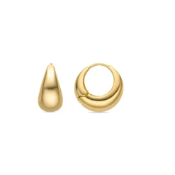 Pendientes de 20mm de diámetro acabado Oro Amarillo 18k - Zatar