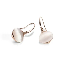 Pendientes de Ojo de Gato acabados en oro rosa 18K - Jelani