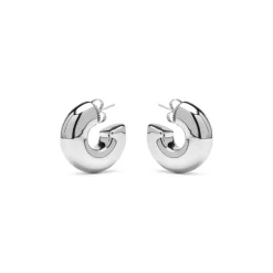 Pendientes de Plata de Ley 925 yacabado rodio - Fike